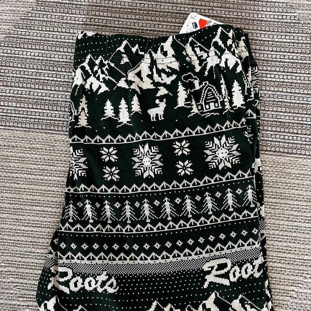 Roots Christmas Pj bottoms